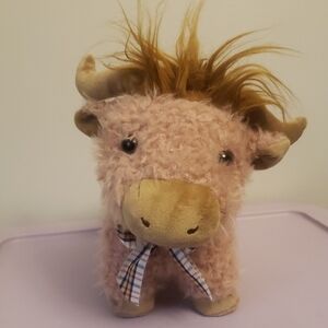NWOT Adorable Plush Highland Cow Plush Toy 12in